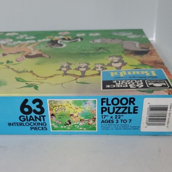 Vintage Disney Classics Bambi Floor Puzzle 63 Pieces New Sealed - Picture 4 of 5